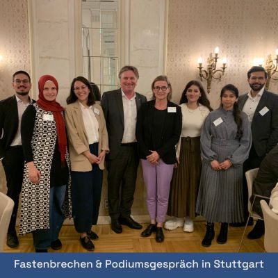Fastenbrechen & Podiumsgespräch in Stuttgart